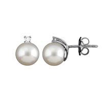 Orecchini Salvini Donna Le Perle in Oro Diamante 0.07 Ct 73788993 - 73788993
